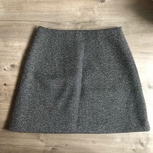 & Other Stories Grey Wool Skirt